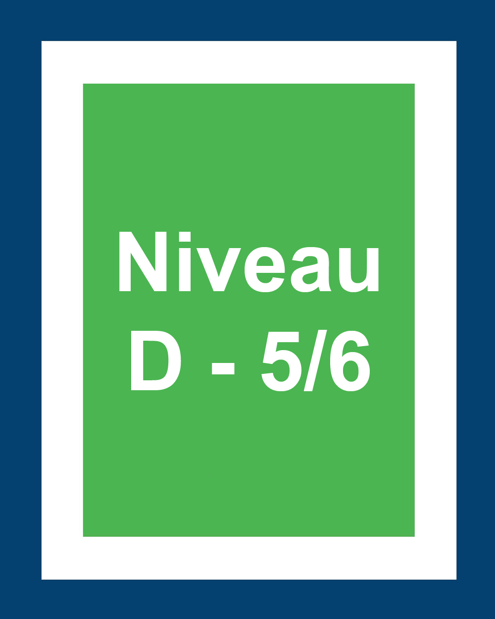 Niveaux 5 et 6
