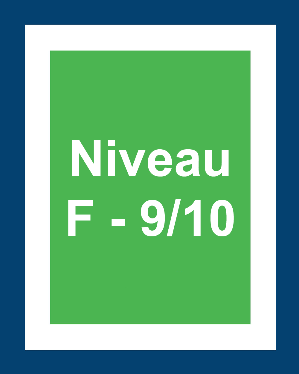 Niveaux 8, 9, 10 et 11